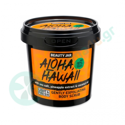 Beauty Jar “ALOHA HAWAII” Αναζωογονητικό Scrub Προσώπου Και Σώματος 200gr